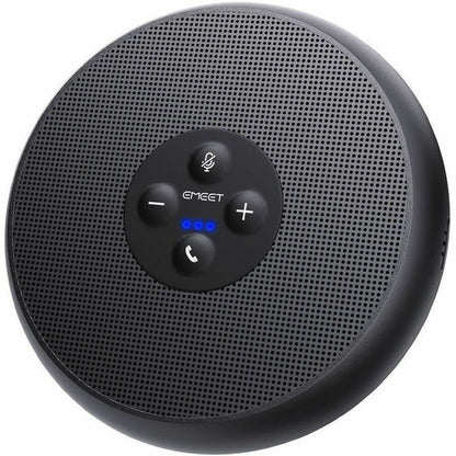Left Image for EMEET M1A - Zoom Certified USB Speakerphone, two AI Mics 360&deg; Voice Pickup with Noise Reduction and Echo Cancellation, ideal for for 5-8 People, Plug&Play, comes with Type C-A Adapter