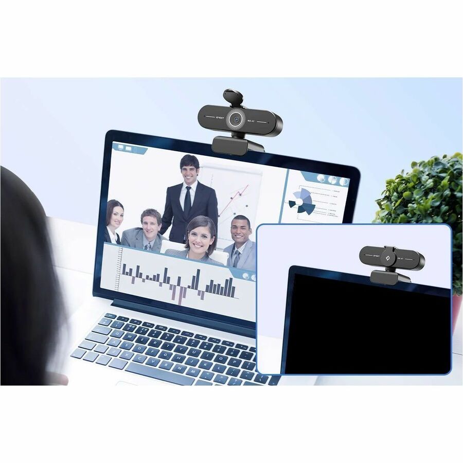 Alternate-Image6 Image for EMEET C60E 4K - 4K@30fps or 1080p@60fps Webcam with 2 Noise Reduction Mics, Autofocus, 73&deg; Field of View, Plug and Play and compatible with all OS, and popular Apps Zoom/Skype/Facetime/YouTube