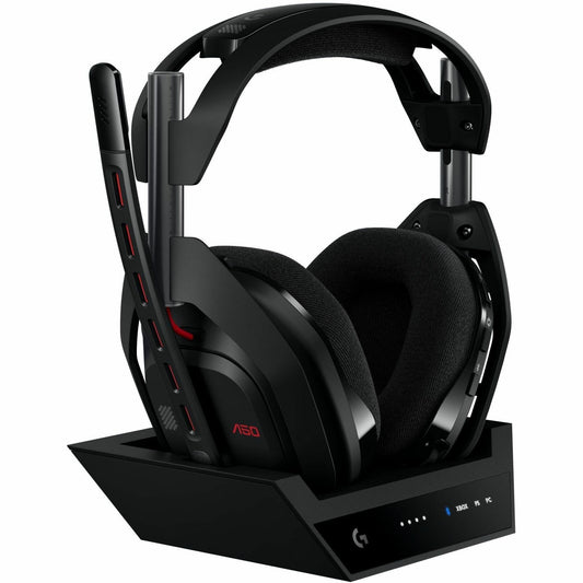 Main Image for Logitech G Astro A50 LIGHTSPEED Wireless Gaming Headset + Base Station (Gen 5), PRO-G GRAPHENE, 3-System Switching, USB-C to Xbox, PS5, PC/Mac or Nintendo Switch, Bluetooth - Black