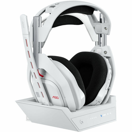 Main Image for Logitech G Astro A50 LIGHTSPEED Wireless Gaming Headset + Base Station (Gen 5), PRO-G GRAPHENE, 3-System Switching, USB-C to Xbox, PS5, PC/Mac or Nintendo Switch, Bluetooth - White