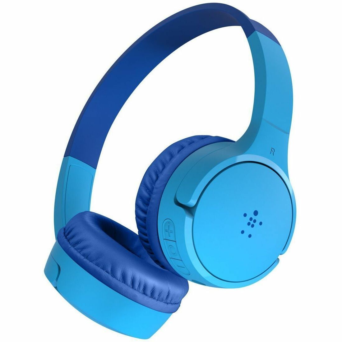 Main Image for Belkin Wireless Bluetooth On-Ear Headphones for Kids w/ Mic - 85dB Limit - w/ USB-C Cable - Headset - Blue