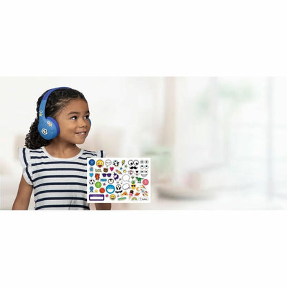 Alternate-Image3 Image for Belkin Wireless Bluetooth On-Ear Headphones for Kids w/ Mic - 85dB Limit - w/ USB-C Cable - Headset - Blue