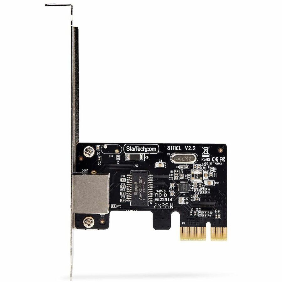 Alternate-Image3 Image for StarTech.com 1-Port Gigabit PCIe Network Adapter Card, 10/100/1000Mbps NIC, Realtek RTL8111H, TAA Compliant