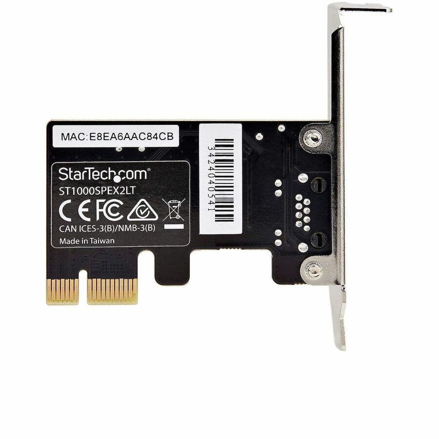 Alternate-Image5 Image for StarTech.com 1-Port Gigabit PCIe Network Adapter Card, Low-Profile 10/100/1000Mbps PCI Express NIC, Realtek RTL8111H, TAA Compliant