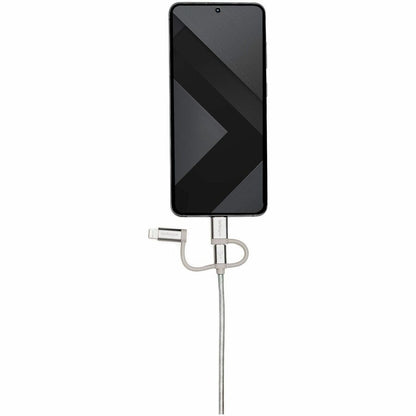 Alternate-Image7 Image for StarTech 6ft (1.8m) USB Multi-Charging Cable, USB-A to Lightning/USB-C/Micro-USB, Apple MFi Certified, Braided Nylon Jacket; USB 3-in-1 Charger Cable/Cord