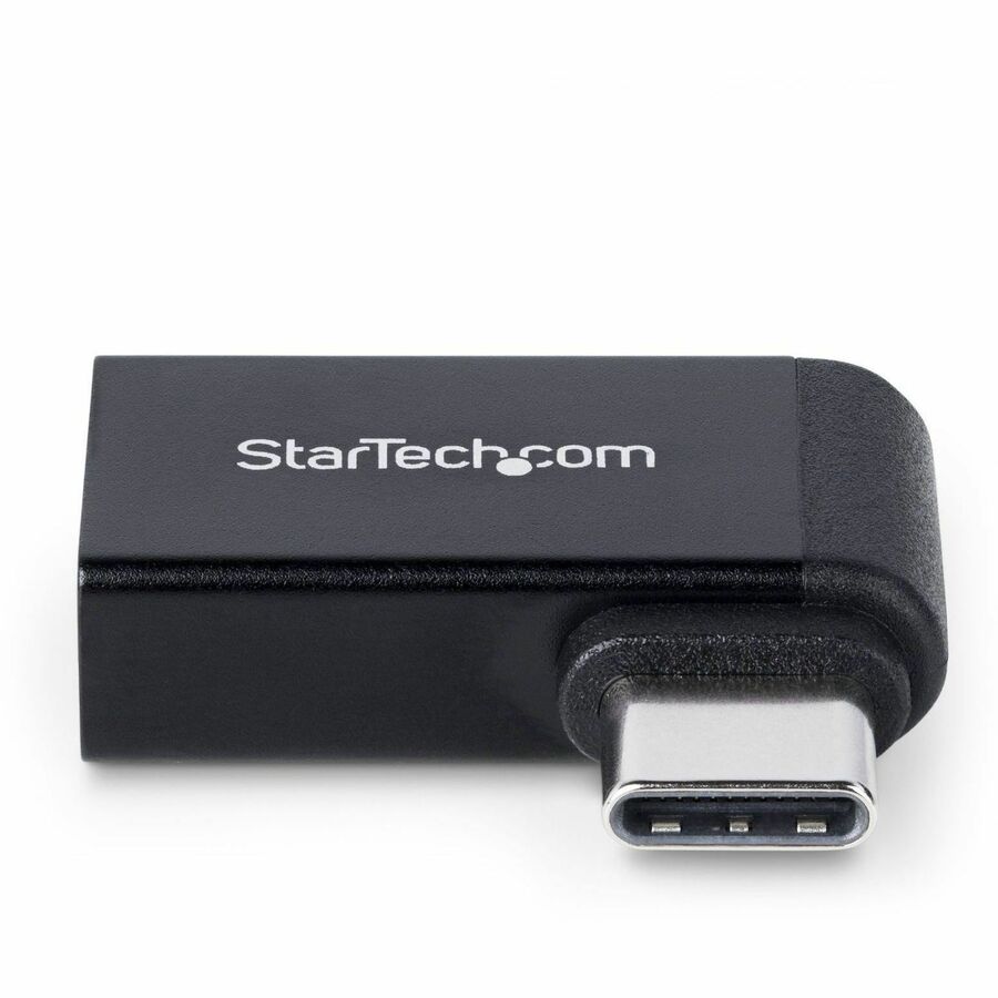 Alternate-Image2 Image for StarTech.com Right Angled USB-C to USB-A Adapter, USB 5Gbps, Compact USB-C Male to USB-A Female Adapter, Durable Metal Housing, M/F