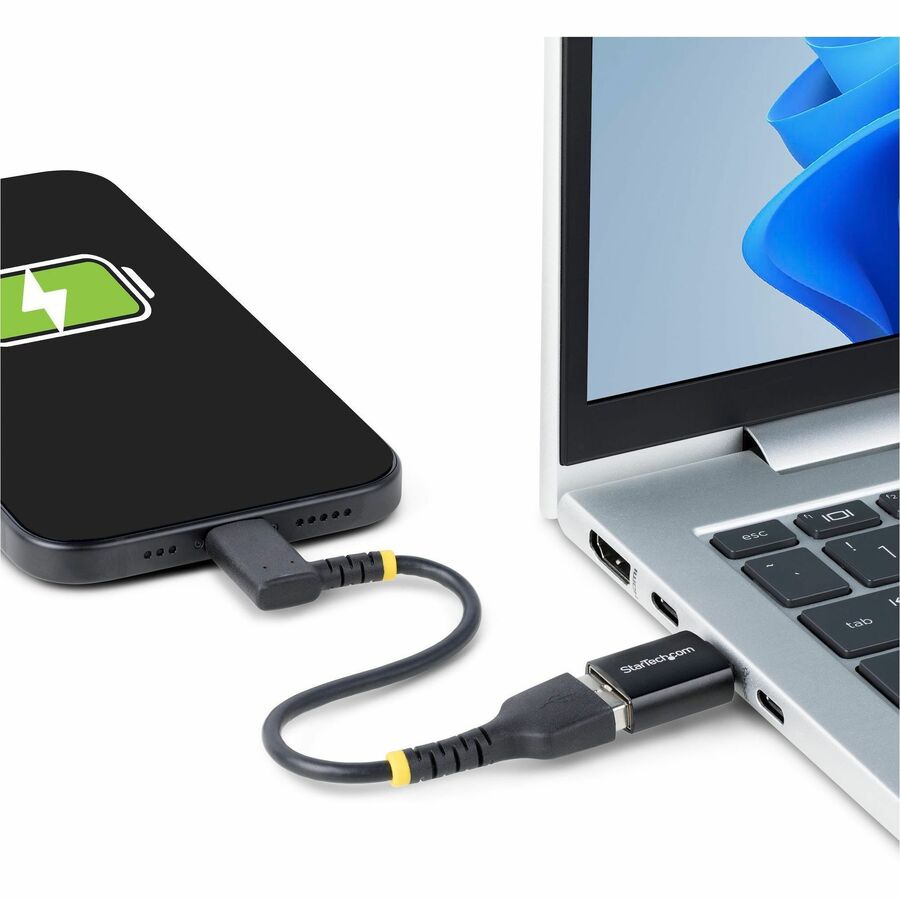 Alternate-Image6 Image for StarTech.com USB-C to USB-A Adapter, USB 5Gbps, Compact USB-C Male to USB-A Female Adapter, Durable Metal Housing, M/F