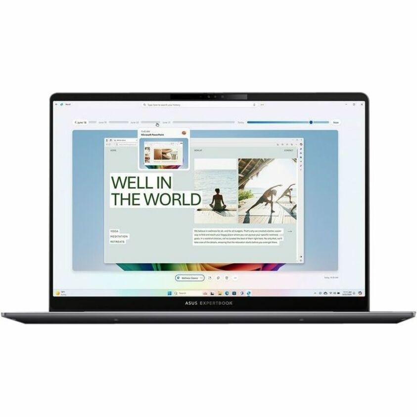 Alternate-Image8 Image for Asus ExpertBook P5 P5405 P5405CSA-XH76 14" Copilot+ PC Notebook - WQXGA - 144 Hz - Intel Core Ultra 7 258V - 32 GB - 1 TB SSD - Misty Gray