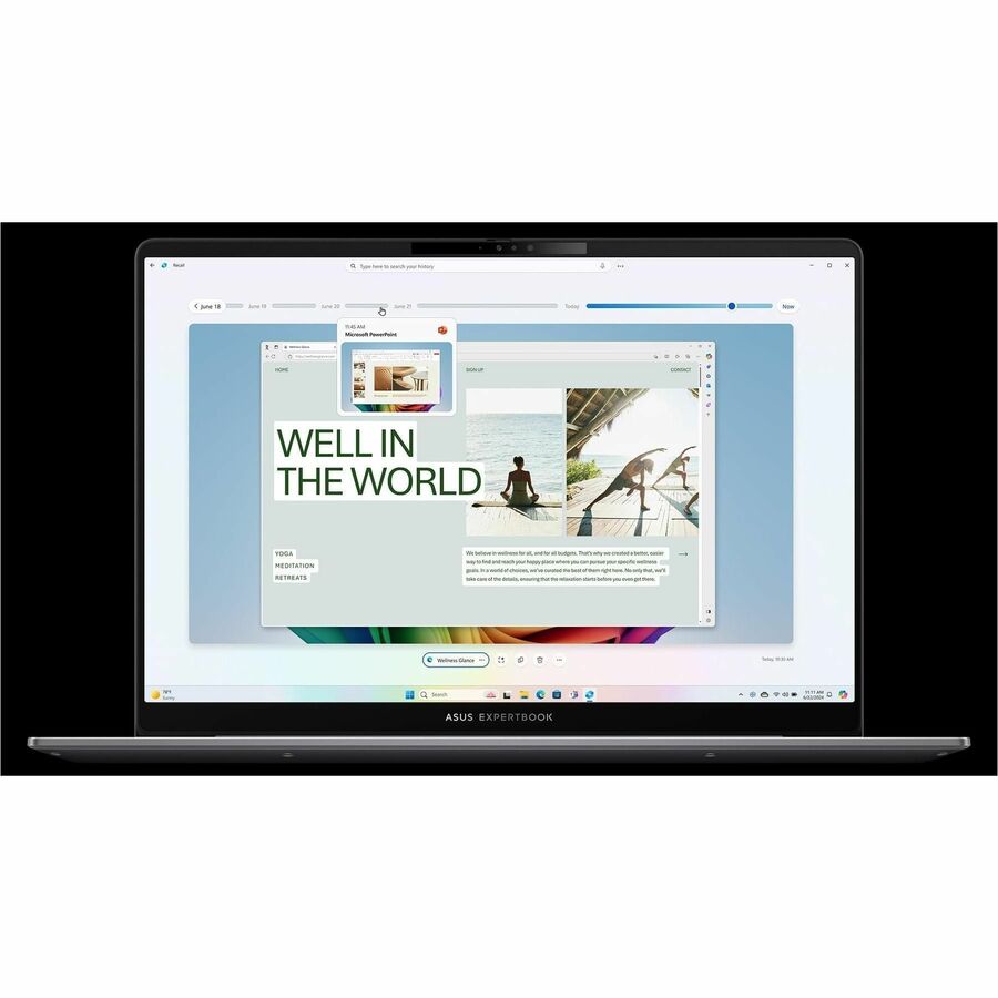 Alternate-Image9 Image for Asus ExpertBook P5 P5405 P5405CSA-XH54 14" Copilot+ PC Notebook - WQXGA - 144 Hz - Intel Core Ultra 5 226V - 16 GB - 512 GB SSD - Misty Gray
