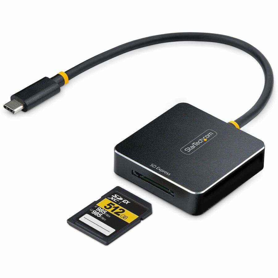 Alternate-Image4 Image for StarTech.com USB-C SD Express Card Reader, Portable USB 3.2 (10Gbps) Memory Card Reader, USB Type-C to Secure Digital 7.1 Adapter