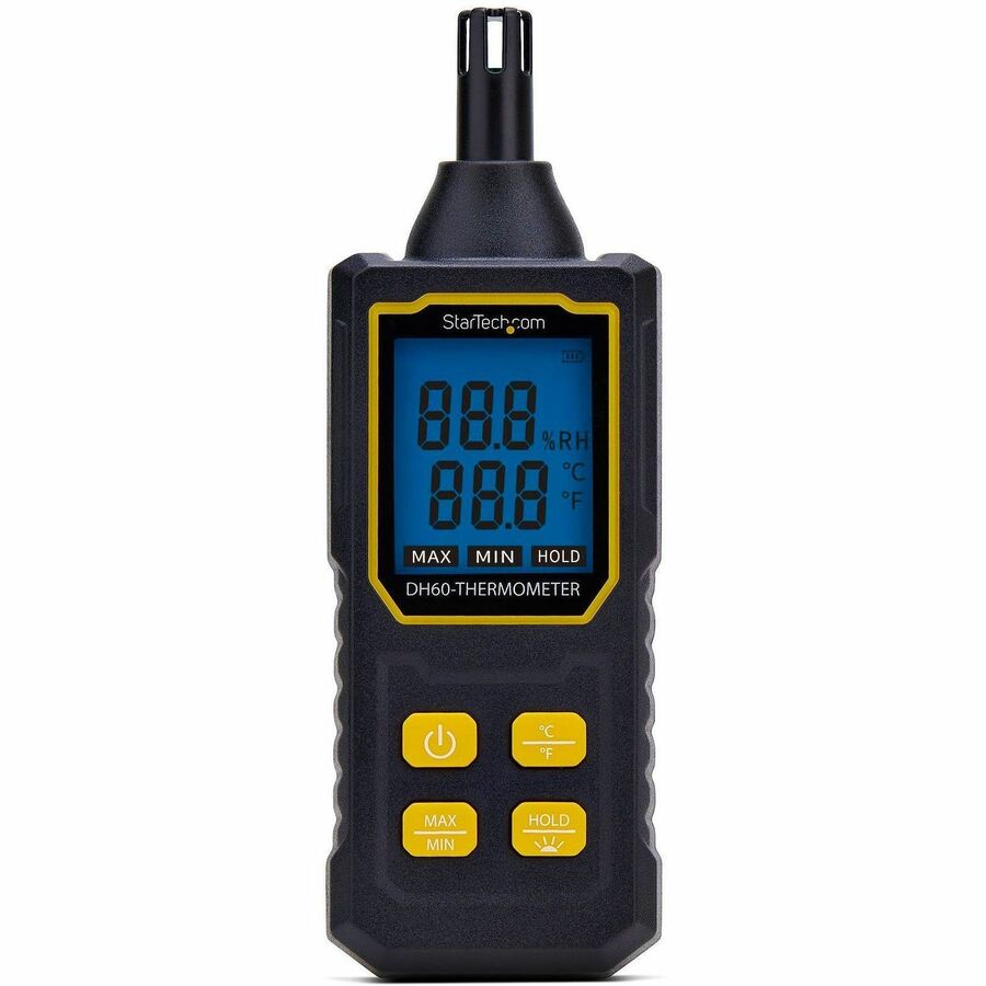 Alternate-Image2 Image for StarTech.com Handheld Digital Temperature/Humidity Meter, Hygrometer W/Large LCD, Thermometer For Server Rooms/Offices, Accurate Sensor