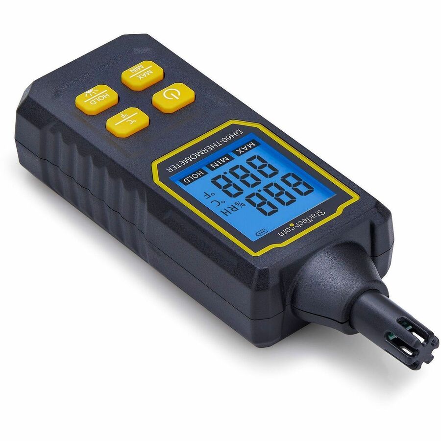Alternate-Image5 Image for StarTech.com Handheld Digital Temperature/Humidity Meter, Hygrometer W/Large LCD, Thermometer For Server Rooms/Offices, Accurate Sensor