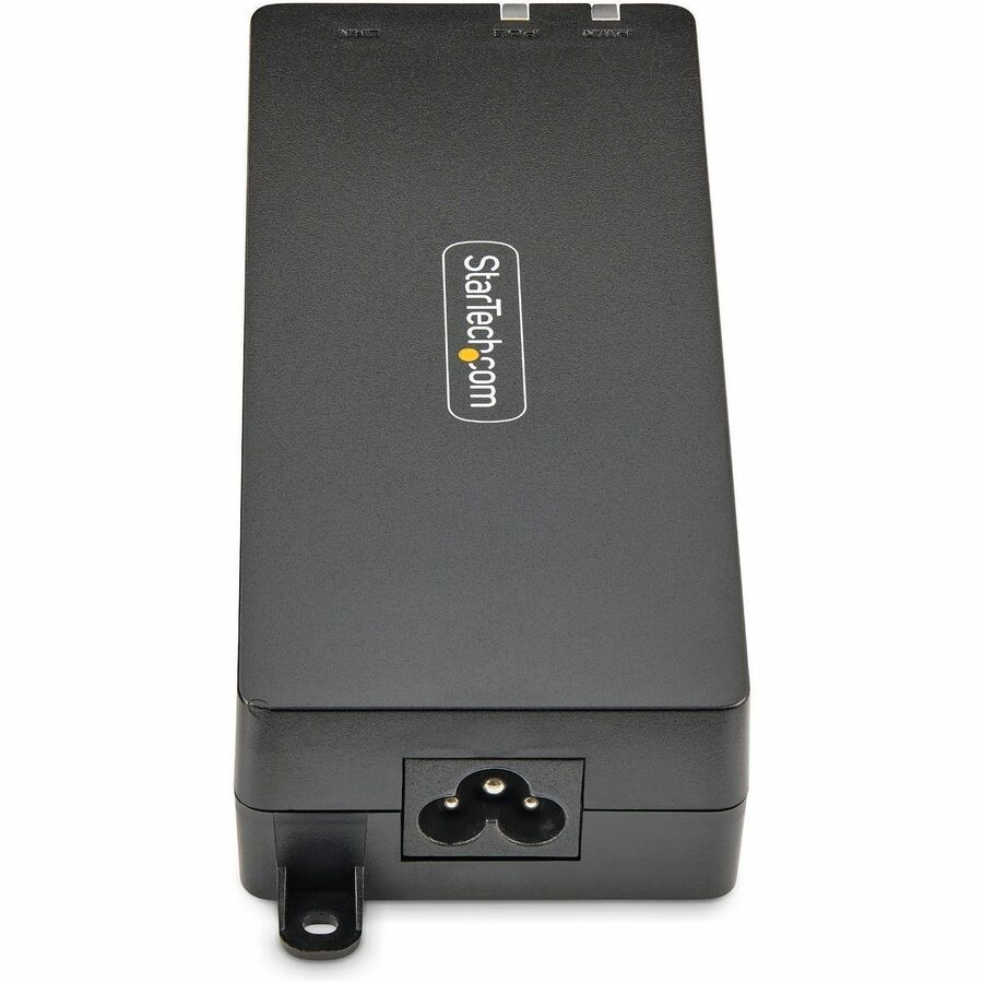 Alternate-Image3 Image for StarTech 1-Port 10Gbps Gigabit PoE++ Injector, 90W, 2.5/5/10G Ethernet/10/100/1000M, PoE++ (802.3af/at/bt), Wall Mount, Unmanaged, TAA