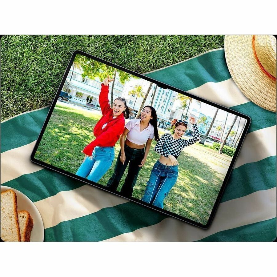 Life-Style Image for Samsung Galaxy Tab S10+ SM-X828U Tablet - 12.4" WQXGA+ - MediaTek Dimensity 9300+ (MT6989) Octa-core - 12 GB - 256 GB Storage - Android 14 - 5G - Moonstone Gray