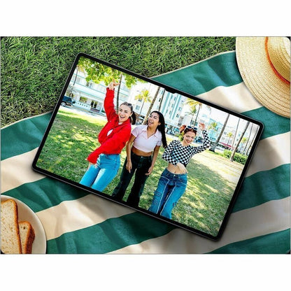 Life-Style Image for Samsung Galaxy Tab S10+ SM-X828U Tablet - 12.4" WQXGA+ - MediaTek Dimensity 9300+ (MT6989) Octa-core - 12 GB - 256 GB Storage - Android 14 - 5G - Moonstone Gray