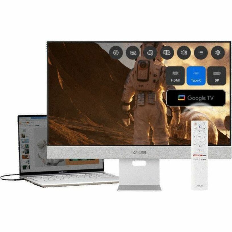 Alternate-Image4 Image for Asus ZenScreen MS27UC 27" Class 4K UHD Smart LED Monitor - 16:9 - Silver