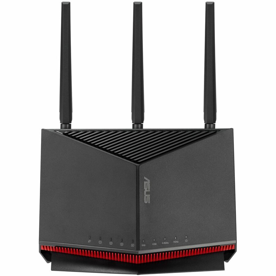 Front Image for Asus RT-BE86U Wi-Fi 7 IEEE 802.11 a/b/g/n/ac/ax/be Ethernet Wireless Router