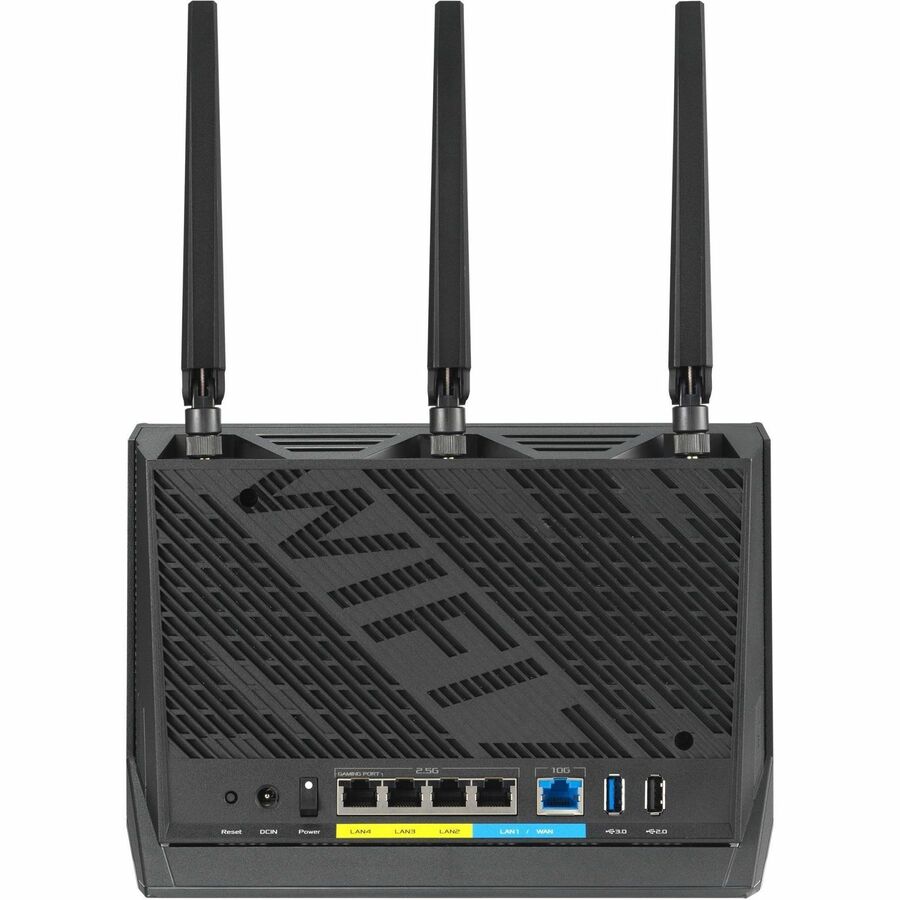 Rear Image for Asus RT-BE86U Wi-Fi 7 IEEE 802.11 a/b/g/n/ac/ax/be Ethernet Wireless Router