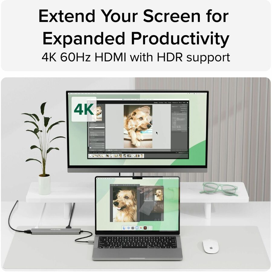 Alternate-Image4 Image for Plugable USB C Hub Multiport Adapter (9-in-1) 140W Power Delivery Charging, 4K 60Hz HDMI