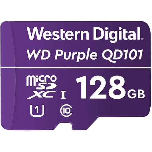 Main Image for WD Purple 128 GB Class 10/UHS-I (U1) microSDXC