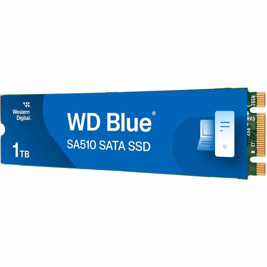 Alternate-Image1 Image for WD Blue SA510 WDS100T3B0B 1 TB Solid State Drive - M.2 2280 Internal - SATA (SATA/600)