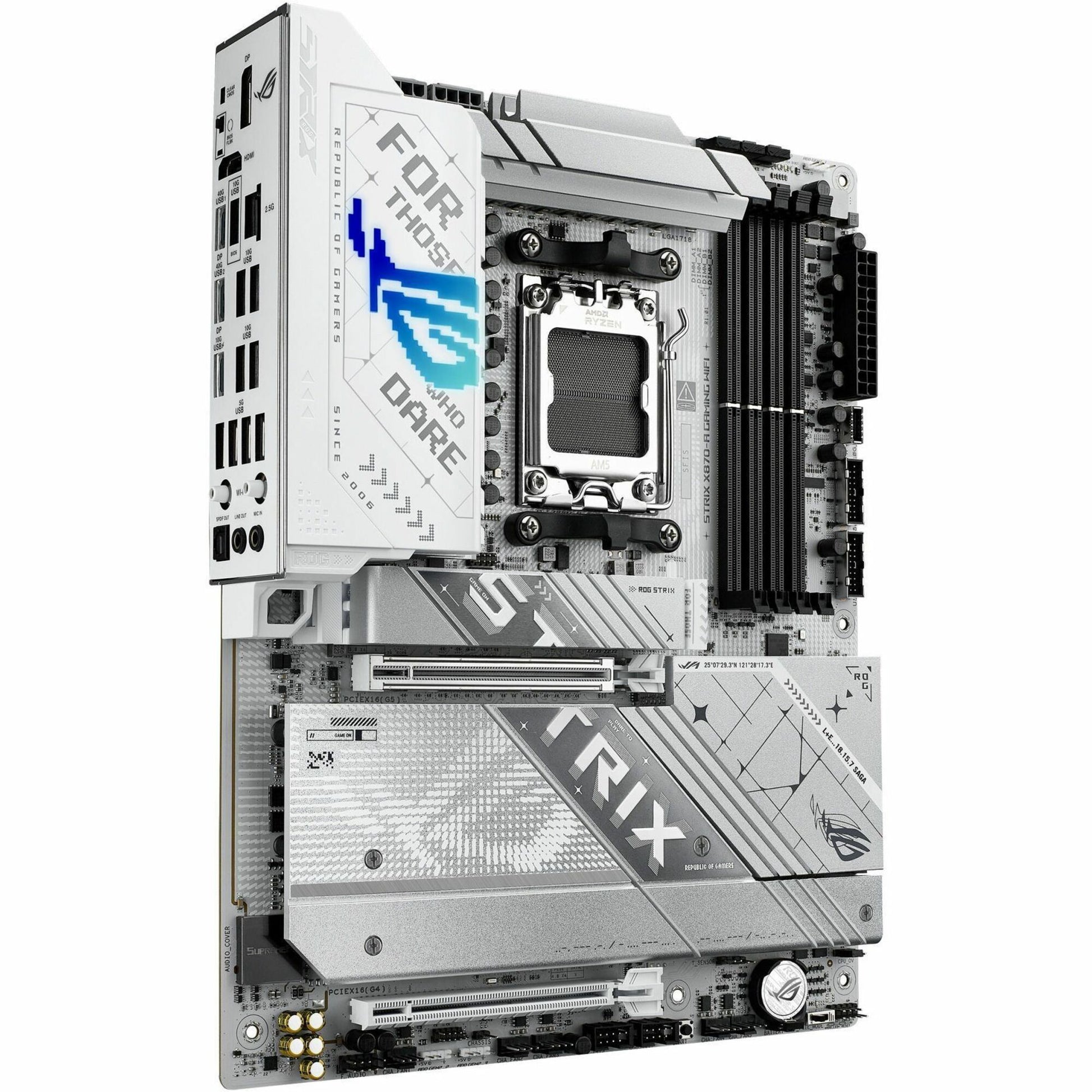 Main Image for Asus ROG Strix X870-A GAMING WIFI Gaming Desktop Motherboard - AMD X870 Chipset - Socket AM5 - ATX