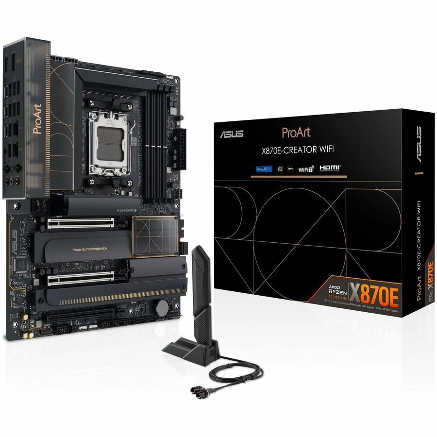 Alternate-Image6 Image for Asus ProArt X870E-CREATOR WIFI Gaming Desktop Motherboard - AMD X870E Chipset - Socket AM5 - ATX