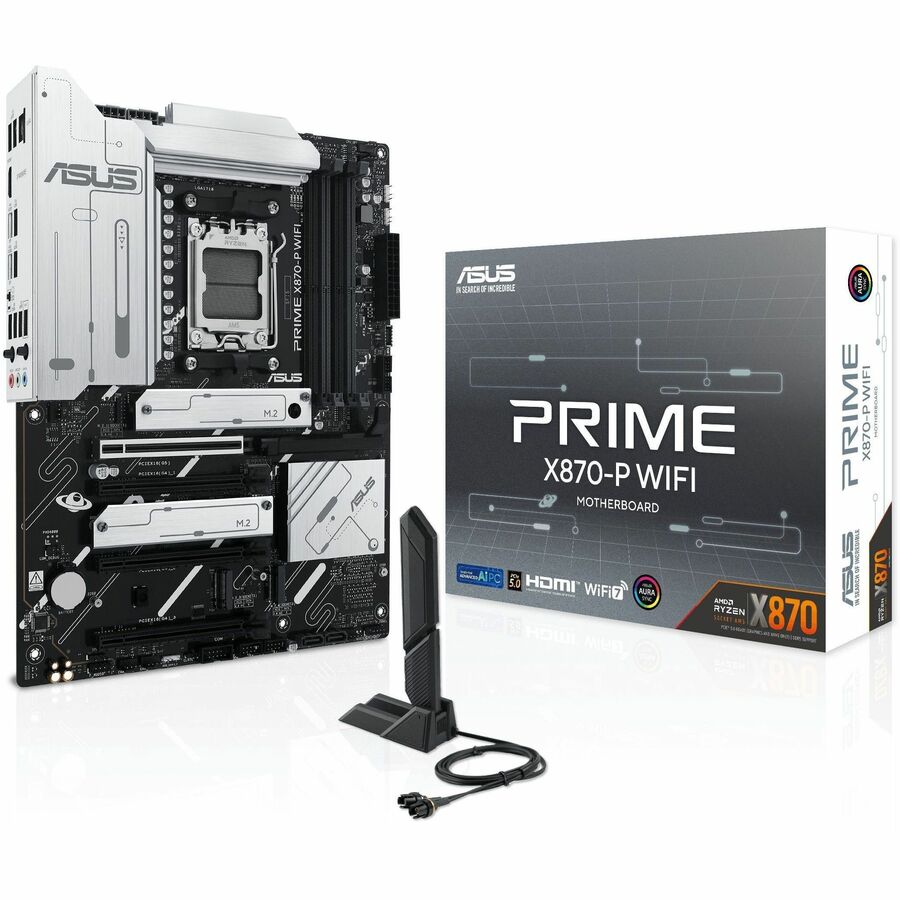 Alternate-Image6 Image for Asus Prime X870-P WIFI Gaming Desktop Motherboard - AMD X870 Chipset - Socket AM5 - ATX