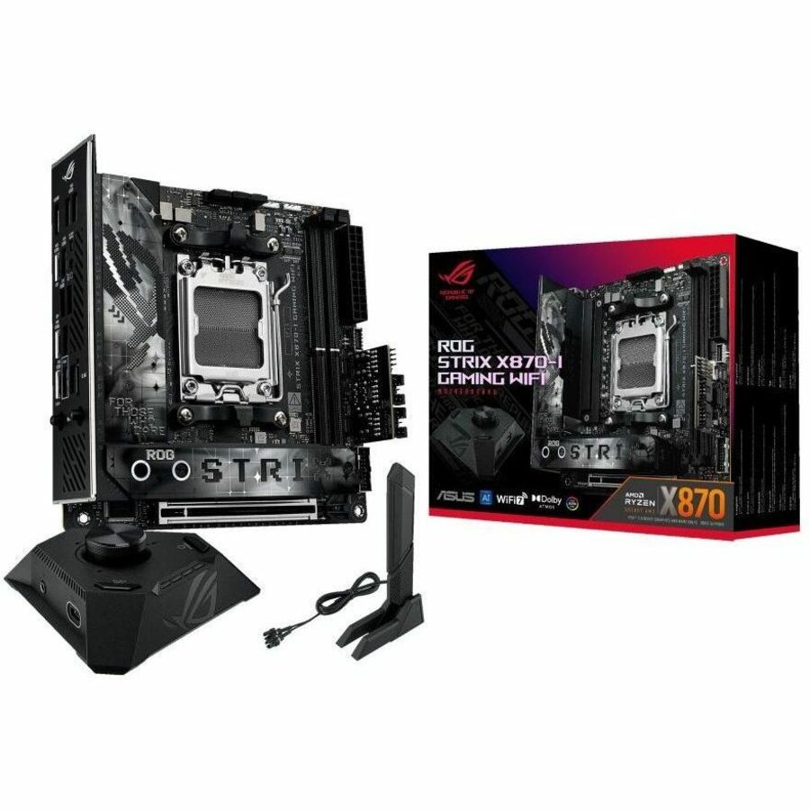 Alternate-Image10 Image for Asus ROG Strix X870-I GAMING WIFI Gaming Desktop Motherboard - AMD X870 Chipset - Socket AM5 - Mini ITX