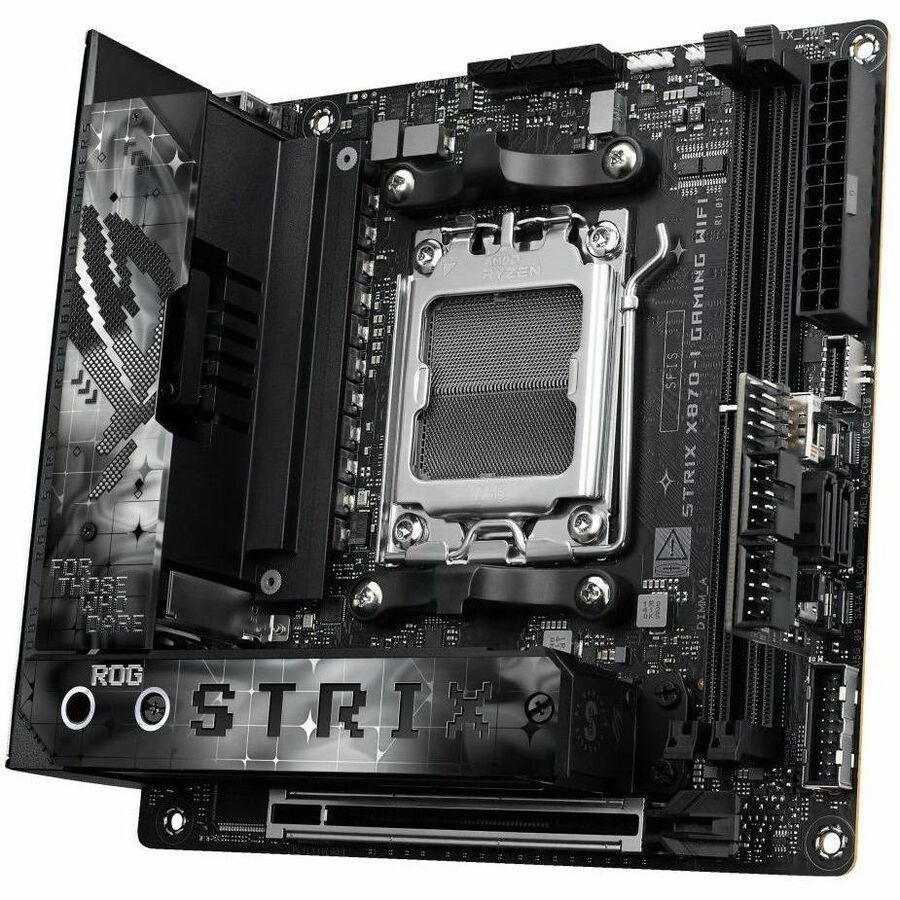 Alternate-Image2 Image for Asus ROG Strix X870-I GAMING WIFI Gaming Desktop Motherboard - AMD X870 Chipset - Socket AM5 - Mini ITX