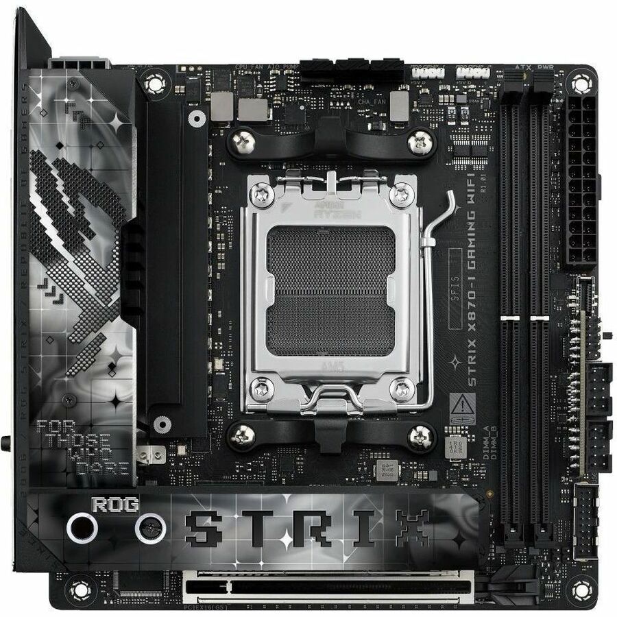 Alternate-Image1 Image for Asus ROG Strix X870-I GAMING WIFI Gaming Desktop Motherboard - AMD X870 Chipset - Socket AM5 - Mini ITX