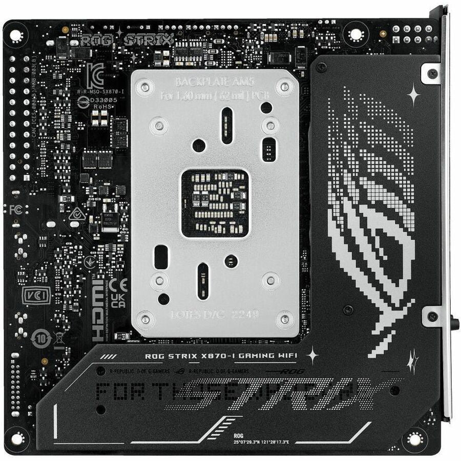Alternate-Image6 Image for Asus ROG Strix X870-I GAMING WIFI Gaming Desktop Motherboard - AMD X870 Chipset - Socket AM5 - Mini ITX