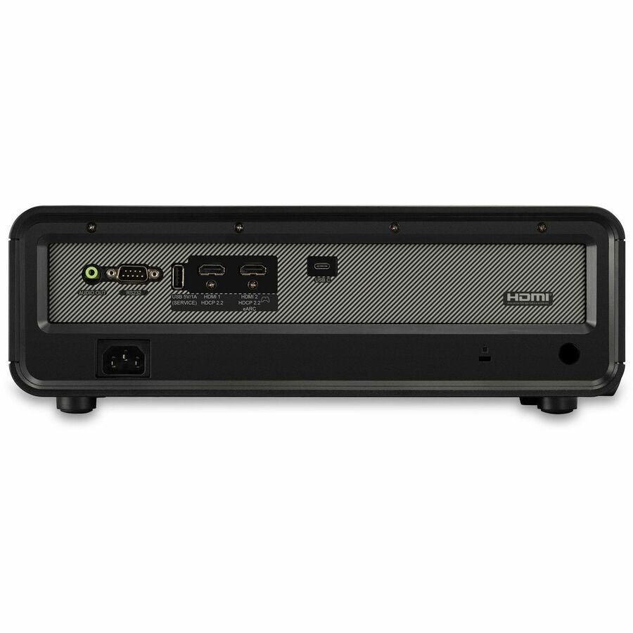 Rear Image for ViewSonic X1-4KPRO UHD 4K LED Projector Designed for Xbox with Built-in Google TV and Netflix, 2500 Lumens, H/V Keystone, 4 Corner Adjustment, 1.3x Optical Zoom for Smart Home Theater