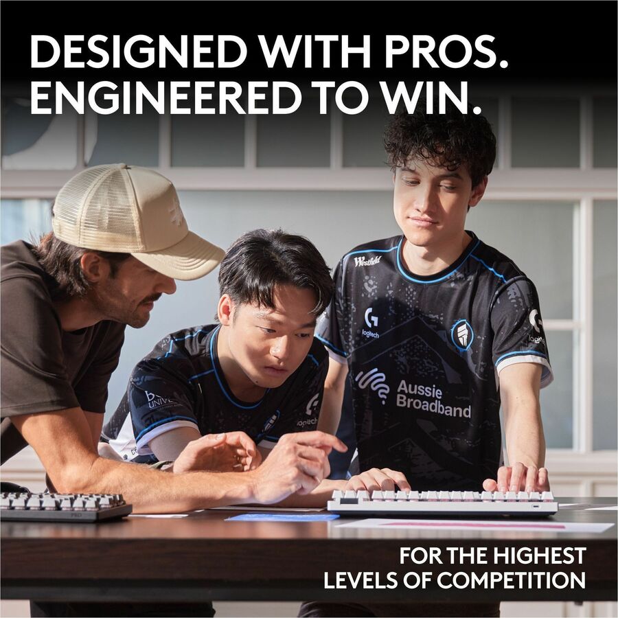 Alternate-Image1 Image for Logitech G PRO X TKL RAPID Tenkeyless Wired Gaming Keyboard With Magnetic Analog Switches, Rapid Trigger Mode, Adjustable Actuation, and Customizable RGB Lighting, Magenta