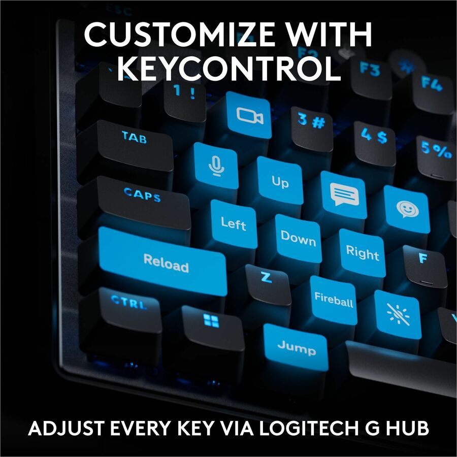 Alternate-Image4 Image for Logitech G PRO X TKL RAPID Tenkeyless Wired Gaming Keyboard With Magnetic Analog Switches, Rapid Trigger Mode, Adjustable Actuation, and Customizable RGB Lighting, Black