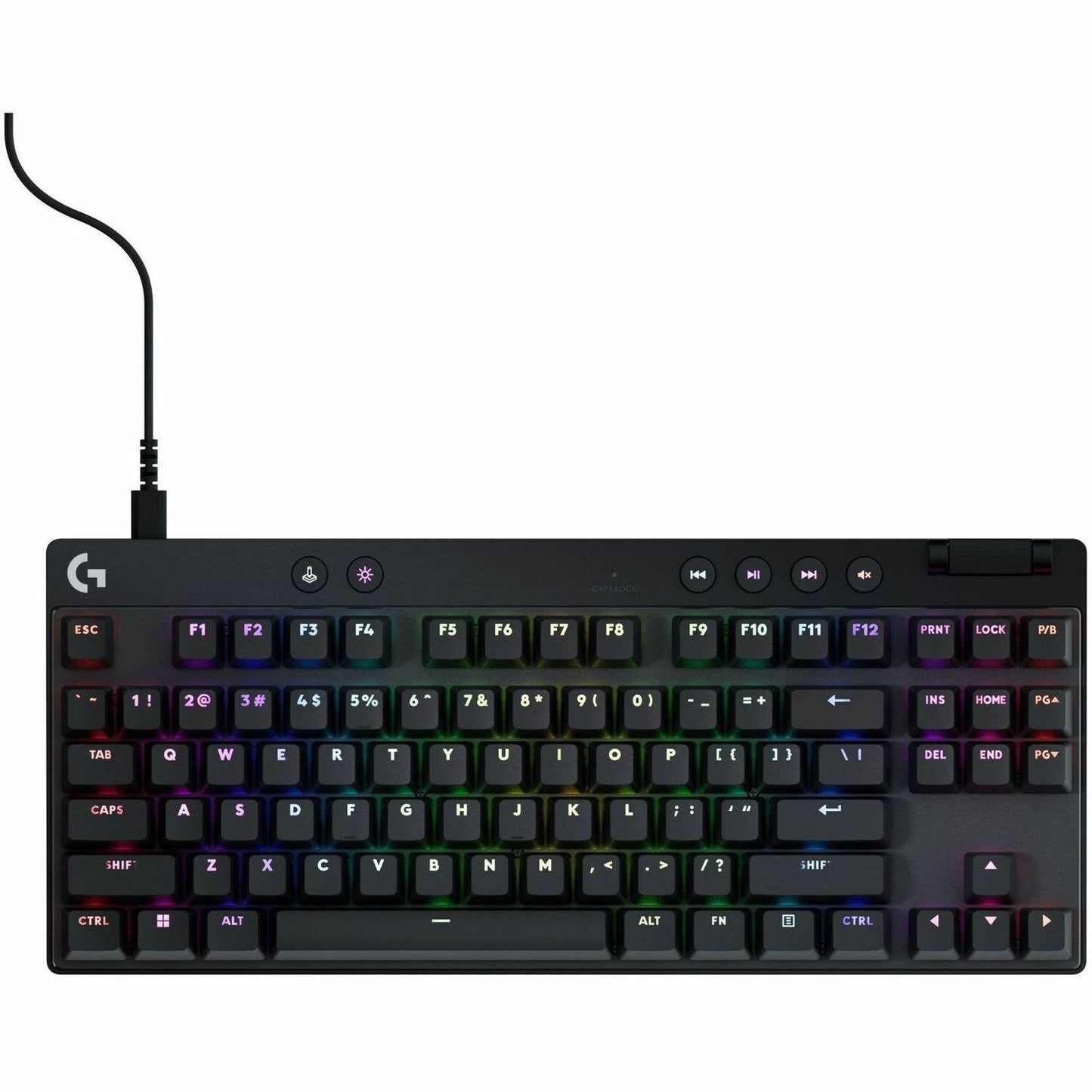 Main Image for Logitech G PRO X TKL RAPID Tenkeyless Wired Gaming Keyboard With Magnetic Analog Switches, Rapid Trigger Mode, Adjustable Actuation, and Customizable RGB Lighting, Black