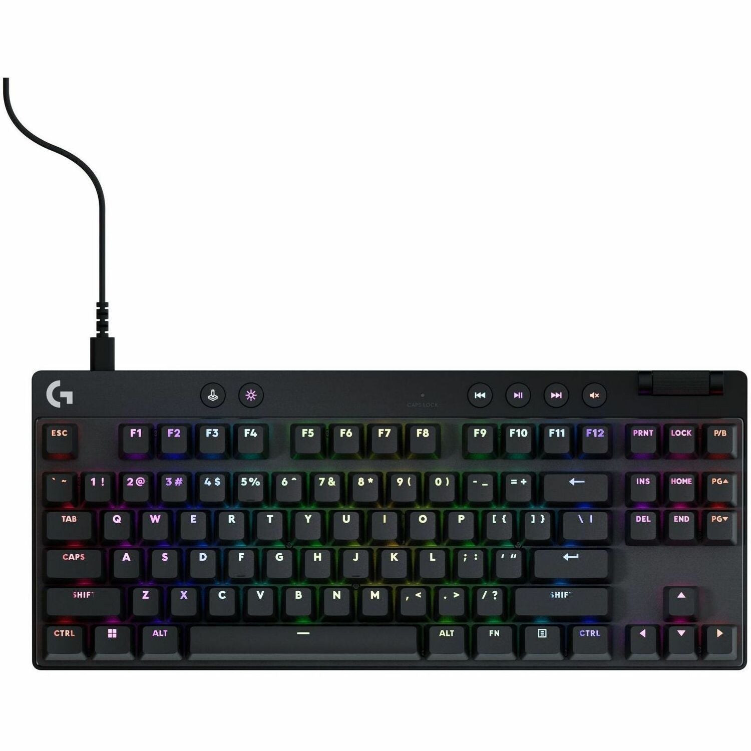 Main Image for Logitech G PRO X TKL RAPID Tenkeyless Wired Gaming Keyboard With Magnetic Analog Switches, Rapid Trigger Mode, Adjustable Actuation, and Customizable RGB Lighting, Black