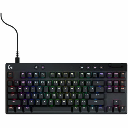 Main Image for Logitech G PRO X TKL RAPID Tenkeyless Wired Gaming Keyboard With Magnetic Analog Switches, Rapid Trigger Mode, Adjustable Actuation, and Customizable RGB Lighting, Black