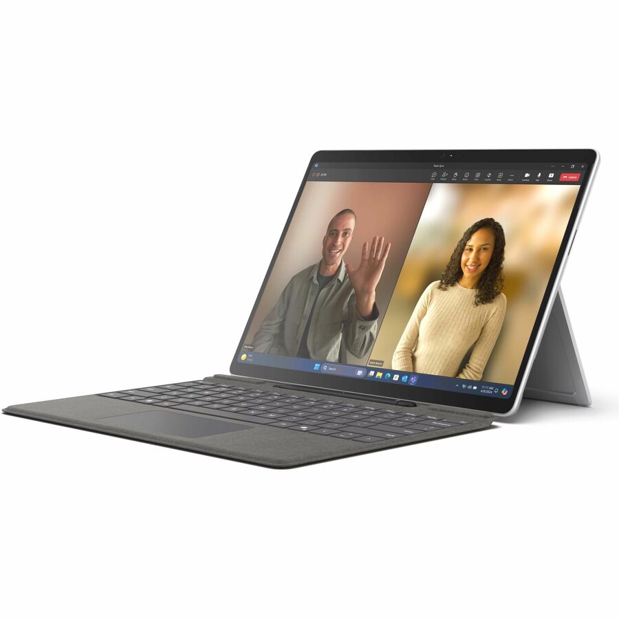 Alternate-Image2 Image for Microsoft Surface Pro 10 Tablet - 13" - vPro Technology - 8 GB - 256 GB SSD - 5G - Platinum - TAA Compliant