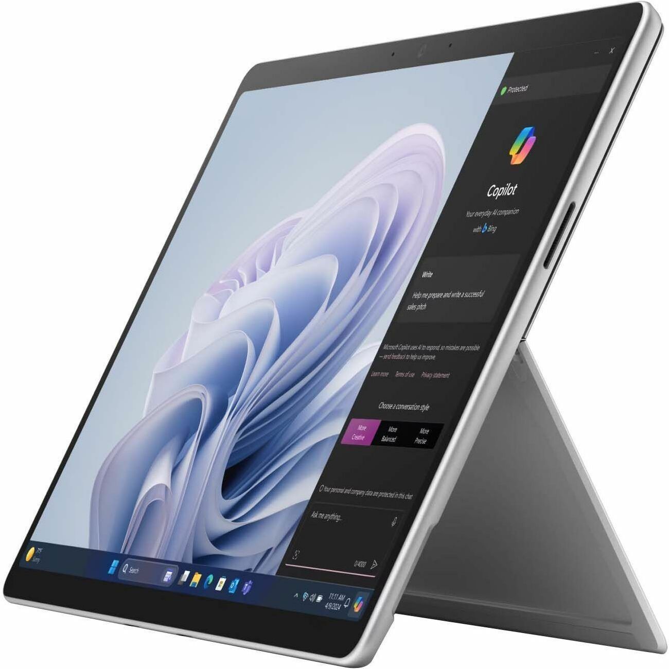 Main Image for Microsoft Surface Pro 10 Tablet - 13" - vPro Technology - 8 GB - 256 GB SSD - 5G - Platinum - TAA Compliant