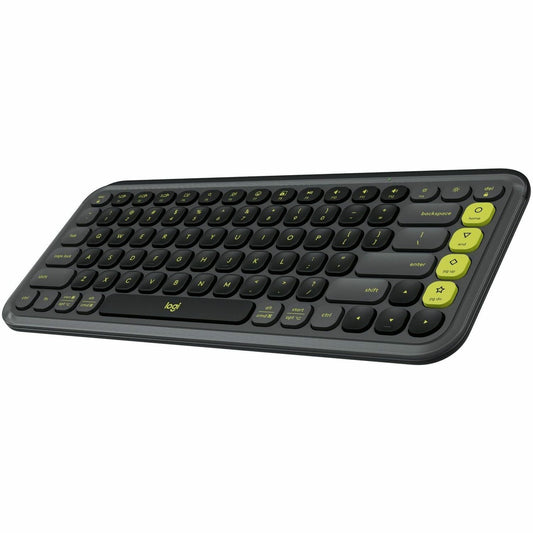 Main Image for Logitech POP ICON KEYS Wireless Bluetooth Keyboard, Comfortable Typing, Programmable Keys, Easy-Switch Between up to 3 Devices (Graphite & Green)