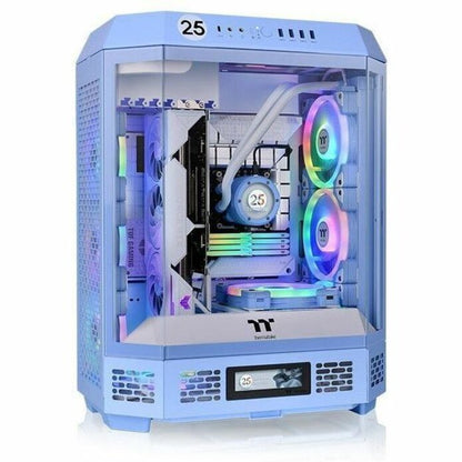 Right Image for Thermaltake The Tower 600 Hydrangea Blue Mid Tower Chassis