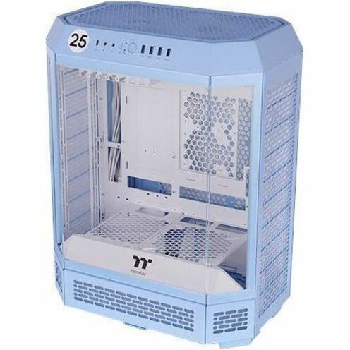 Left Image for Thermaltake The Tower 600 Hydrangea Blue Mid Tower Chassis