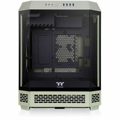 Front Image for Thermaltake The Tower 600 Matcha Green Mid Tower Chassis