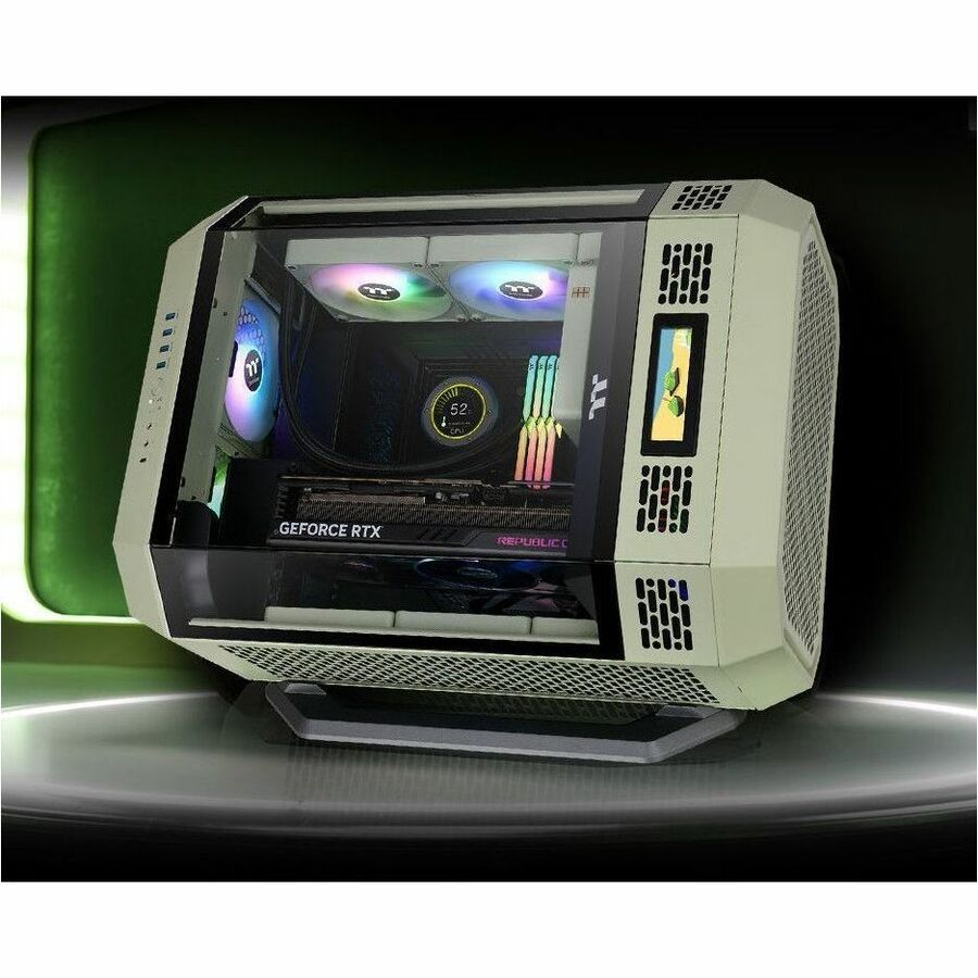 Alternate-Image7 Image for Thermaltake The Tower 600 Matcha Green Mid Tower Chassis