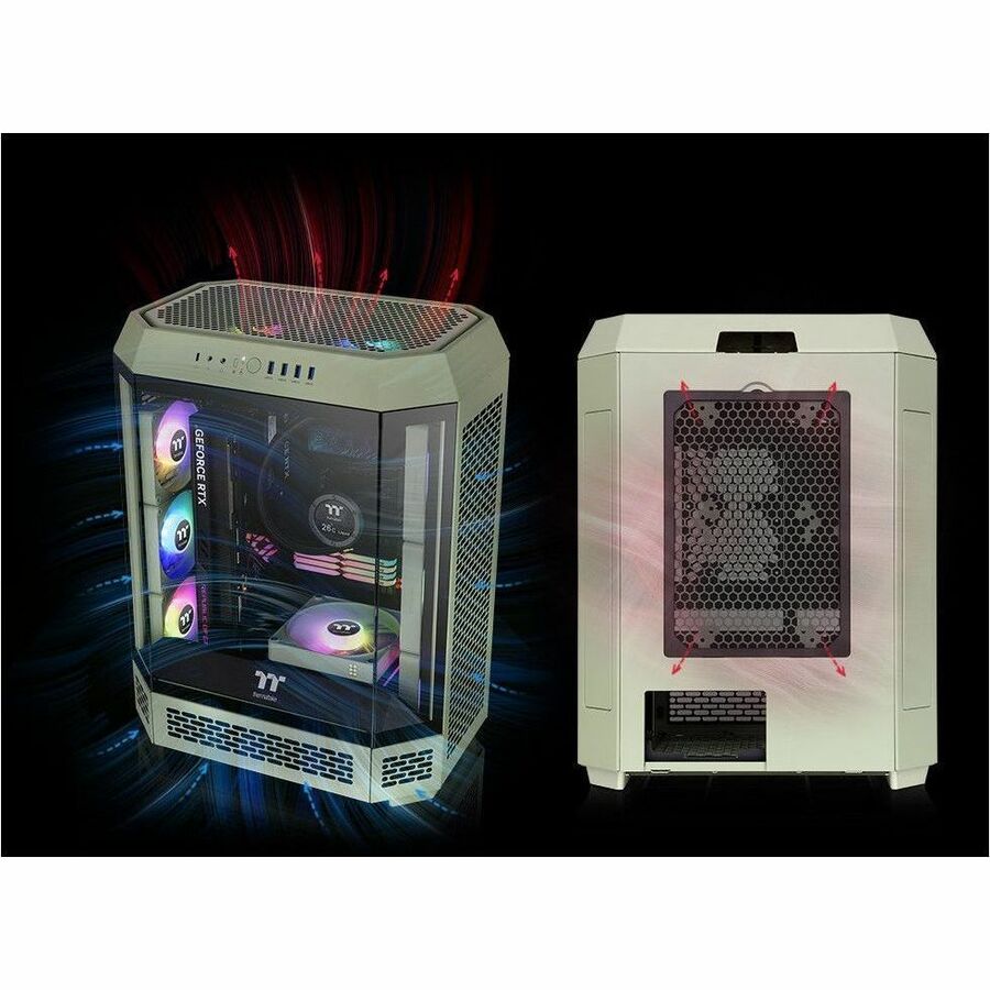 Alternate-Image8 Image for Thermaltake The Tower 600 Matcha Green Mid Tower Chassis