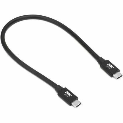 Alternate-Image1 Image for OWC 0.3M (11.8") Thunderbolt 5 (USB-C) Cable for Thunderbolt And USB-C Devices - Black