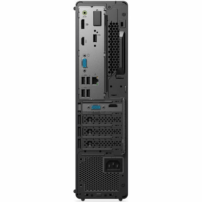 Rear Image for Lenovo ThinkCentre neo 50s Gen 5 12XF000VUS Desktop Computer - Intel Core i5 14th Gen i5-14400 - 16 GB - 256 GB SSD - Small Form Factor - Black