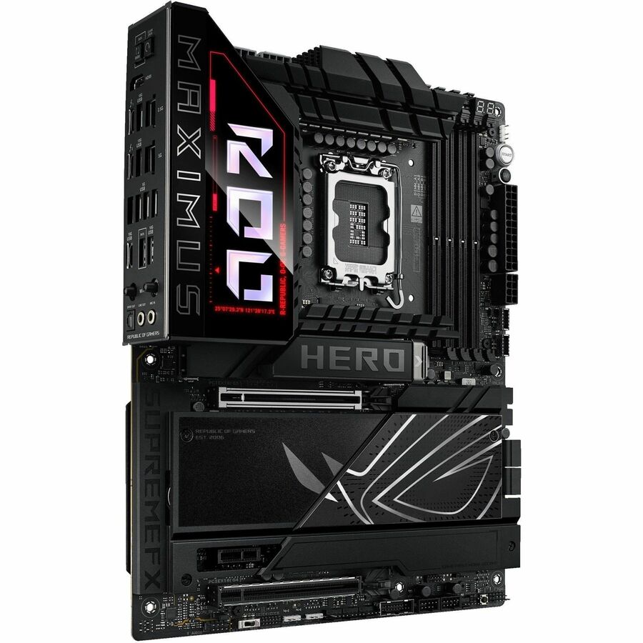 Alternate-Image2 Image for Asus ROG MAXIMUS Z890 HERO Gaming Desktop Motherboard - Intel Z890 Chipset - Socket LGA-1851 - ATX