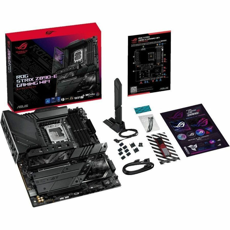 Alternate-Image9 Image for Asus ROG STRIX Z890-E GAMING WIFI Gaming Desktop Motherboard - Intel Z890 Chipset - Socket LGA-1851 - ATX